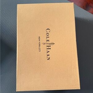 Cole Haan Tan Leather Shoes with Gold Logo